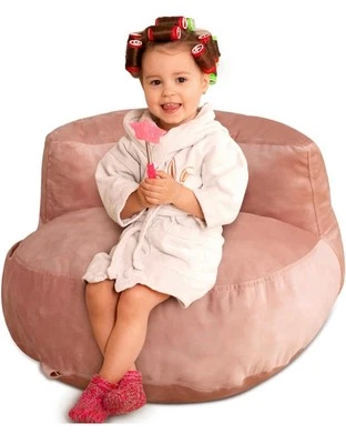 Stylish Memory Foam Bean Bag Chair, with Dutch Velvet Cover for Teens and Kids  - Image 1 of 4