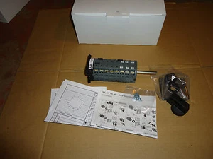 ABB CAM SWITCH 2"/ 40AMP 600V MOTOR DISCONNECT PART #OL4016B6LB WITH FACE PLATE - Picture 1 of 9