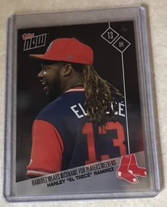 2017 TOPPS NOW #PW-20 HANLEY RAMIREZ INDOSSA "EL TRECE" PER GIOCATORI MLB WEEKEND - Foto 1 di 2