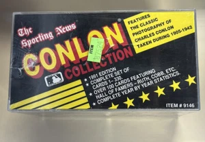 1991 Mega Cards The Sporting News Conlon Collection Baseball Set Cards 1-330 - Picture 1 of 6
