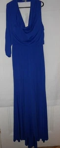 New Alberto Makali Cobalt evening dress US10 UK14 RRP $349 - Picture 1 of 9