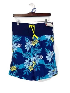 Boys Speedo Bondi Blue Board Shorts 20” Comfort Stretch Size Small - Picture 1 of 9