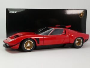 Kyosho Lamborghini Miura SVR rossa red 1970 1/12 08625R
