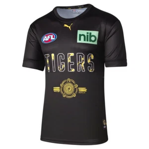 Richmond Tigers AFL Puma Warm Up Top T Shirt Sizes S-5XL! T2 - Picture 1 of 3