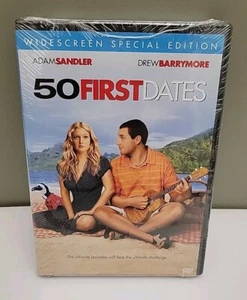 NEW 50 First Dates DVD FIFTY 1ST WIDE SCREEN MOVIE Drew Barrymore ADAM Sandler - Imagen 1 de 7