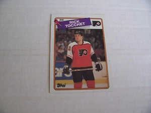 1988-89 TOPPS HOCKEY RICK TOCCHET, PHILADELPHIA FLYERS CARD - Picture 1 of 1