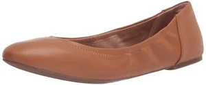 Amazon Essentials Belice Camel Fashion Slip On Rounded Toe Ballet Flats Shoes 5 - Picture 1 of 8