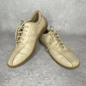 Zapatos de cuero beige Free-step para damas y mujeres soporte para el arco - Reino Unido talla 5 - Imagen 1 de 7