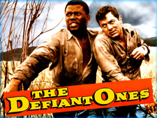 16mm Feature Film: THE DEFIANT ONES (1958) Tony Curtis, Sidney Poitier  - CRIME
