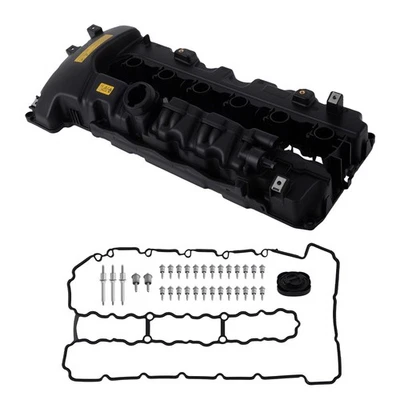 Cubierta de válvula de motor para BMW 335i 135i N54 3,0 L Twin Turbo 2007-2013 11127565284 Foto 1 de 4