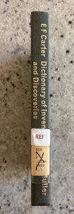 LANL Copy! Vintage 1969 Dictionary of Inventions & Discovery by Carter HC - Picture 1 of 20