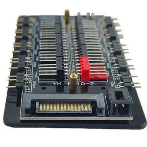 10 Fan HUB SATA Power 5V 3PIN Extension Splitter for PC Computer Desktop - Afbeelding 1 van 7