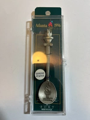 CUCHARA DE PELTRE ATLANTA 1996 Juegos Olímpicos NUEVA En Caja Original FORT COLECCIONABLE Foto 1 de 4