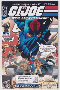 G.I. JOE #155 1/2 | Vol. 1 | Housse pour padille Agustin | Autocollant FCBD | 2010 | VF+ - Photo 1/2