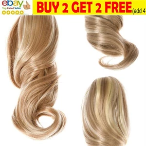 Extra Thick Real Claw Clip In Hair Tail As Human Hair Extensions Pony PonytaNL - Picture 1 of 13