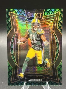 2024 Panini Select Jayden Reed #68 Dragon Scale Prizm /81 Concourse Packers - Picture 1 of 3