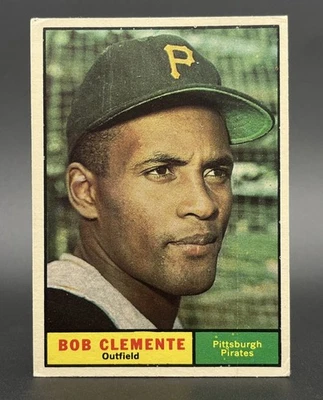 1961 Topps Baseball #388 - Roberto Bob Clemente Pittsburgh Pirates - HOF MLB - Image 1 of 2
