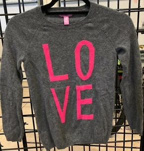 AQUA Gray/Pink Sweater Size M - Picture 1 of 3