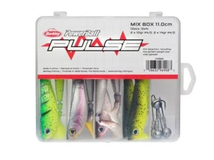 Berkleys ® Pulse Shad Mix Box with Jigheads 11cm - 1550664 ** NEW 2025 Stocks ** - Picture 1 of 1