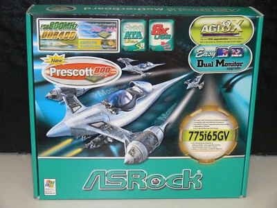 Asrock 775i65GV Motherboard P4 Intel Socket 775 IN Original Box - Image 1 of 4