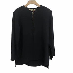 Stella McCartney Stretch Cady Top In Night Blue Arlesa Top Sz:44 - Picture 1 of 11