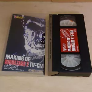 V Jump MAKING OF BIOHAZARD2 TV-CM Resident Evil VHS Tapes - Picture 1 of 7