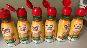 6 botellas vacías de crema líquida Coffee Mate tamaño 32 fl oz artesanías - Imagen 1 de 4