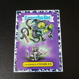 CHARMED CHARLIE 50a GARBAGE PAIL KIDS 2022 BOOK WORMS BLACK GPK CARD  - Picture 1 of 3