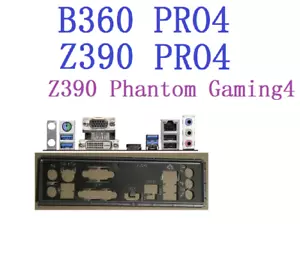 Piastra posteriore per ASRock B360 PRO4, Z390 PRO4 scheda madre IO piastra di protezione i/o - Foto 1 di 1