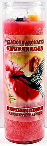 CANDLE COCKTAIL VELADORA HUMMINGBIRD PINK/ CHUPAROSA ROSA AROMATICA - Picture 1 of 1