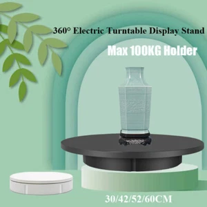 100KG 360° Electric Turntable Display Stand Tool Jewelry Photography Show Holder - Picture 1 of 16