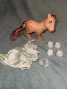 Vintage Hasbro 1984 My Little Pony MLP G1 Cherries 🍒 Jubilee & Outfit and shoes - Picture 1 of 6