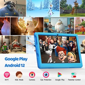 Tablet bambini 10 pollici Android 13 quad core 6 GB RAM 64 GB ROM controllo genitori - Foto 1 di 10