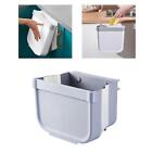 Collapsible Wall Mounted Trash Can Dust Bin Hanging Waste
