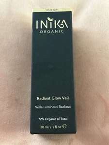 INIKA ORGANIC RADIANT GLOW VEIL 30ml. BNIB RRP £38