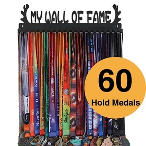 Goutoports Personalized Medal Hanger Display Trophy Shelf Sports Medal Display - Picture 1 of 6