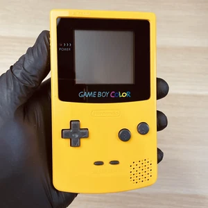 Nintendo Game Boy Color GIALLO Console Originale GBC Ricondizionata Ottime cond - Imagen 1 de 9