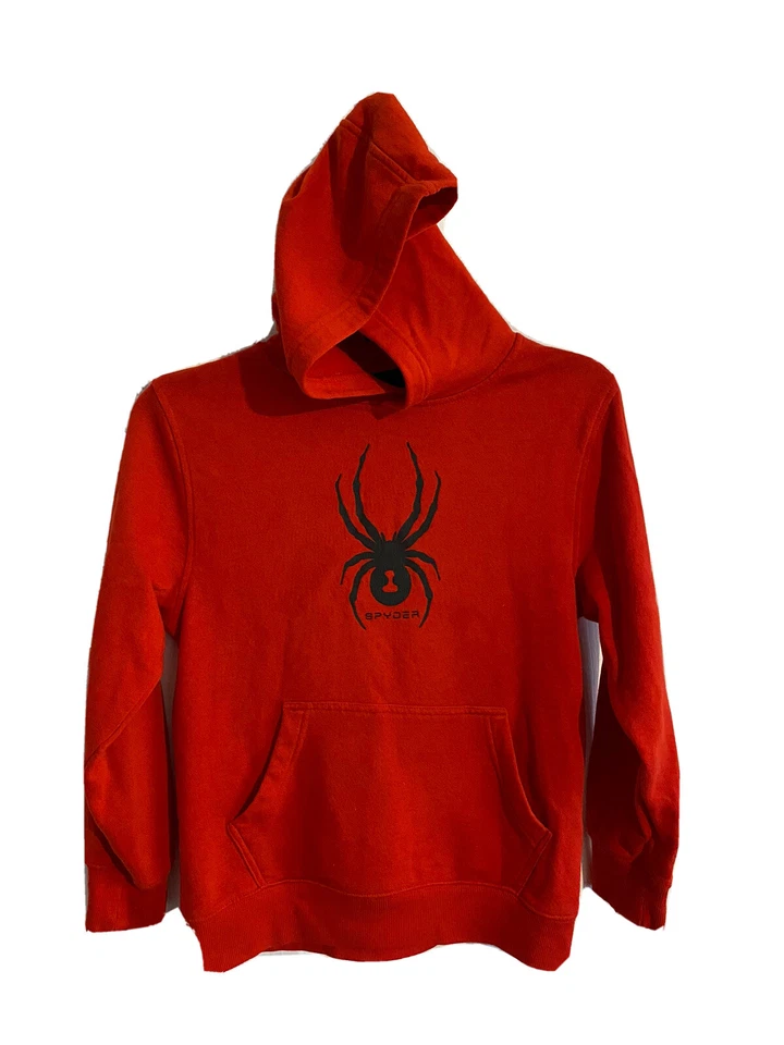 Sudadera con Capucha Spyder De Colección Roja Talla Mediana 10/12 Niños/Mujeres Foto 1 de 4