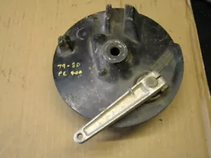 Suzuki 1979 1980 PE400 Front Brake Backing Plate with Lever Arm PE RM 400 79 80 - Bild 1 von 5