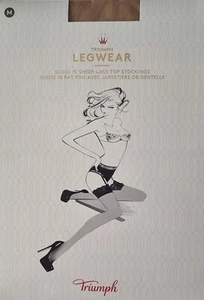 Triumph Legwear Gloss 15 Sheer Lace top Stay-ups - Medias sin tirantes Beige - Imagen 1 de 2