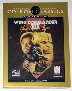 WING COMMANDER III HEART OF THE TIGER GOLD 4-CD 1997 PC COMPUTER GAME WINDOWS 95 - Picture 1 of 3