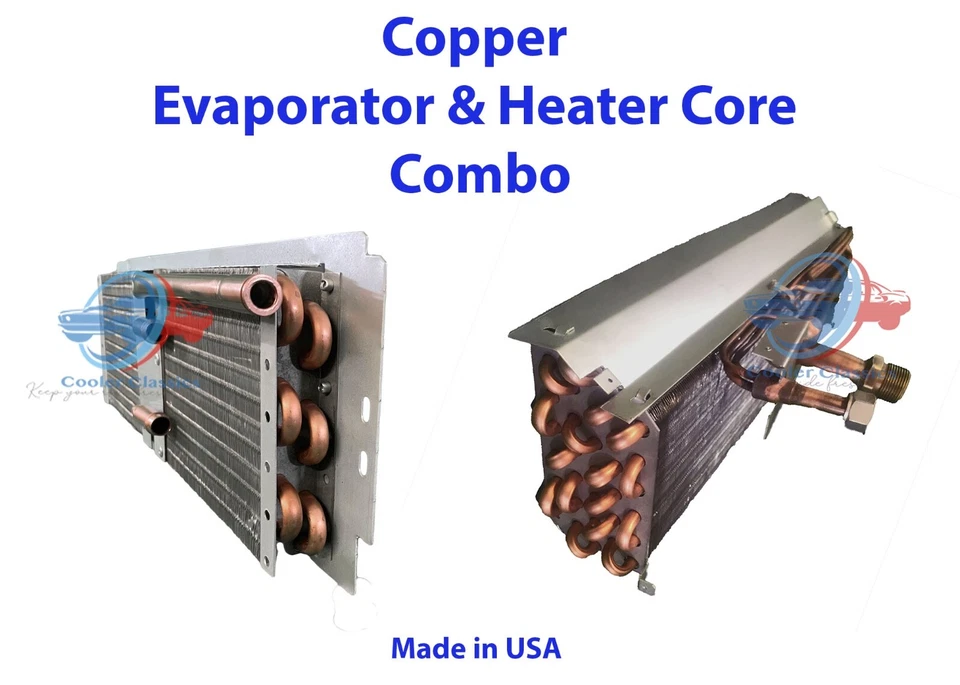 65 66 67 6869 70 Dodge Plymouth Chrysler AC doble calentador núcleo y evaporador HC3070C2 Foto 1 de 2