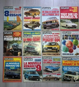 12x Revues Automobiles L'AUTO JOURNAL année 1975 - Picture 1 of 1