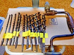 standley # 945, 10 ni. spazzatrice con 12 punte di legno assortite (usate) made in USA. - Foto 1 di 5