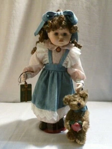 1998 Boyds Bear Yesterdays Child Laura First Day Of School Large L/E Doll 4903 - Picture 1 of 7