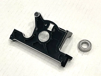 Montaje de motor de aluminio con rodamiento HD para Traxxas Rustler 4x4 LCG negro Foto 1 de 3
