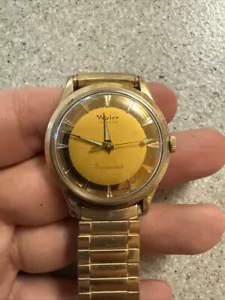 Vintage 1950's Wyler incaflex dynawind Men's watch 1150h 3888k 10k g.f - Picture 1 of 10