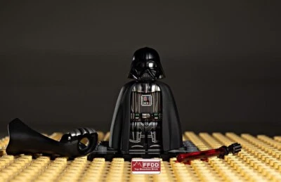 TOP MOUNTAIN FD FFDD LEGO CUSTOM MINIFIGURE Minifig (STAR WARS)  DARTH VADER - Image 1 of 4