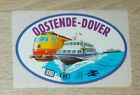 Alter Aufkleber | Sticker Bundesbahn Sealink Fähre Oostende - Dover