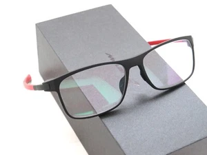 McLaren Graphite Series MLSGPO07 C01 Matte Black-Red 55mm Eyeglasses - Picture 1 of 7
